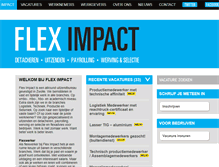Tablet Screenshot of flex-impact.nl